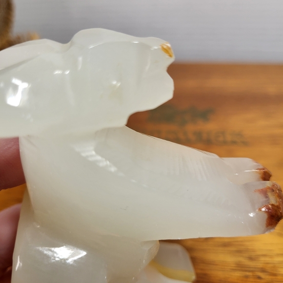 Vintage Carved Stone Onyx Donkey Burro - Picture 10 of 14